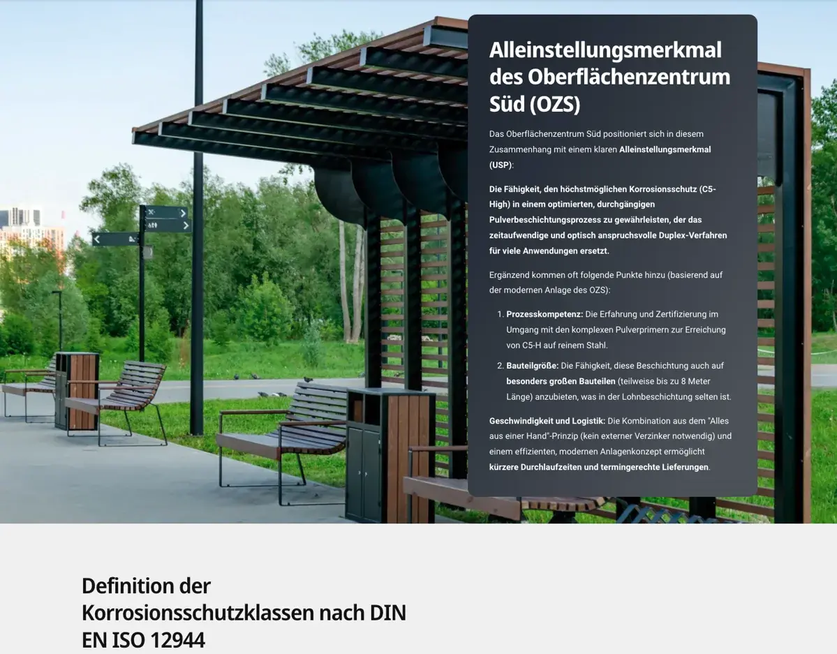 OZS Oberflächenzentrum Süd